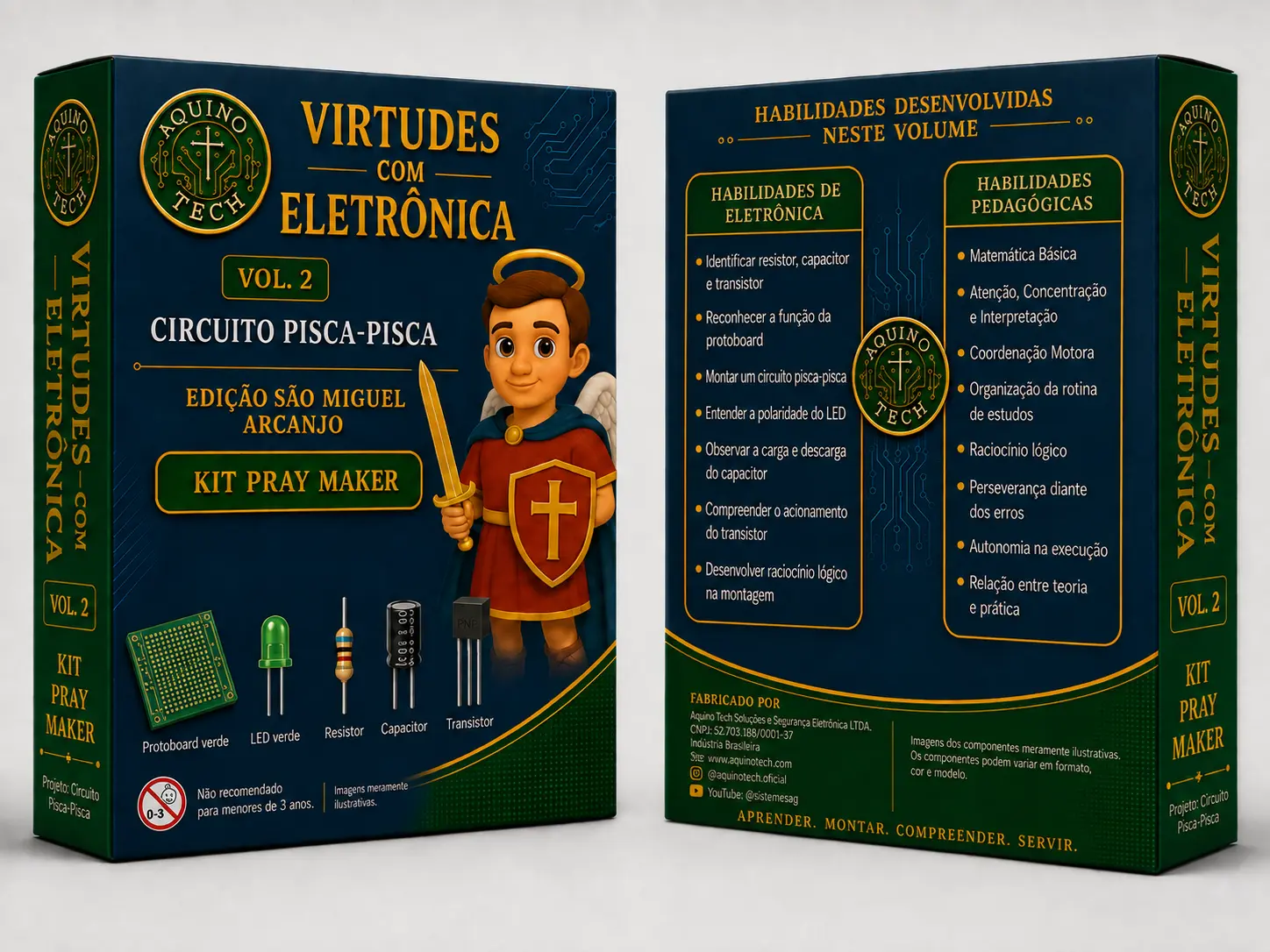 Volume 2 da coleção Virtudes com Eletrônica