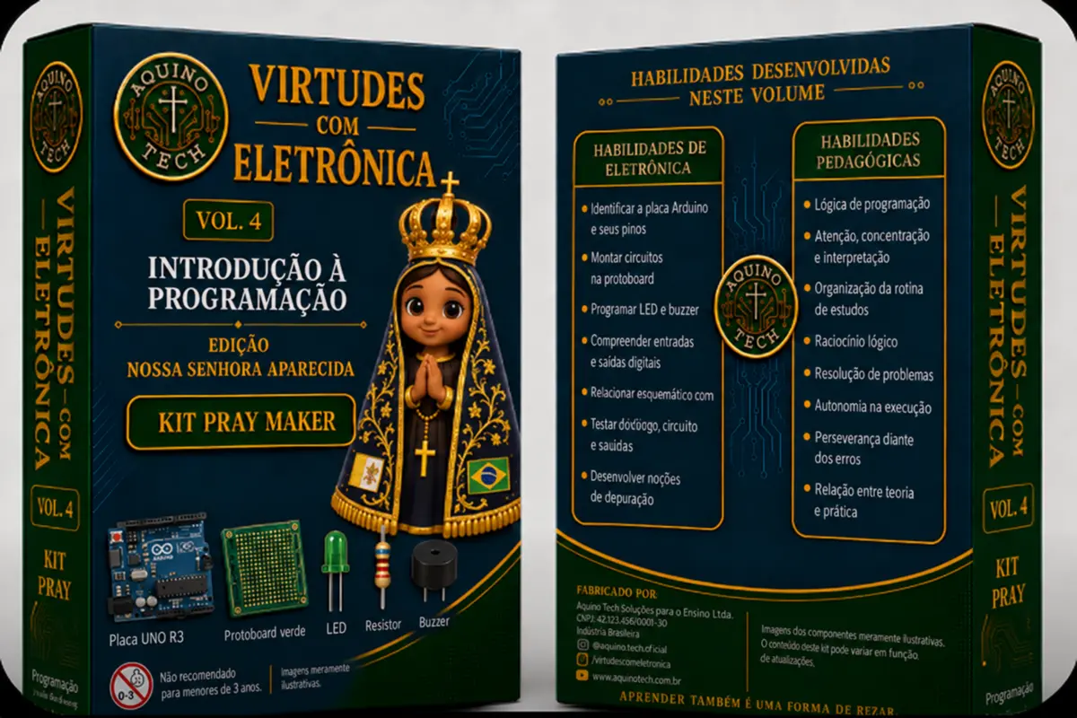 Volume 4 da coleção Virtudes com Eletrônica — Introdução à Programação